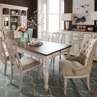 455W Abbey-8Extension Dining Set